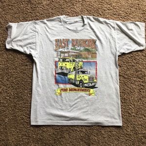 1996 Vintage Fire Station Tee - Sz L